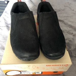 Merrell kids jungle moc sz 5 black nubuck